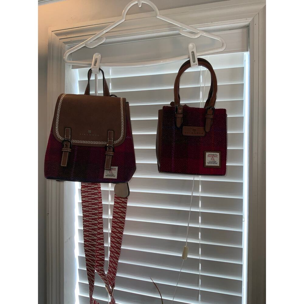 Islander Harrison Tweed Mini Bag Set Handwoven in Scotland
